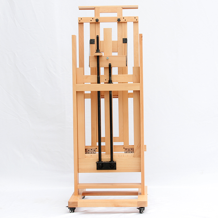 High quality double rocker wooden master Easel studio display easel