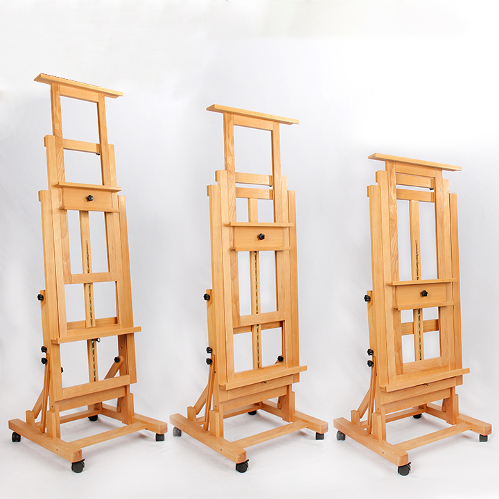 High quality horizontal standing easel art master painting professional easel