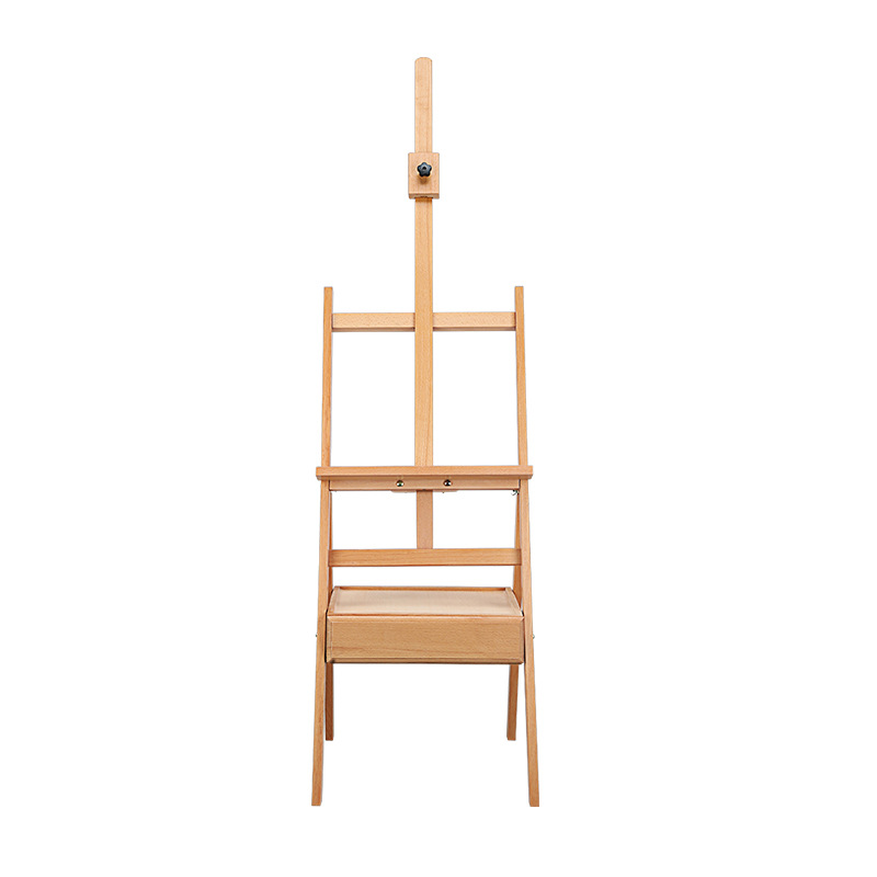 High Quality Portable Beech Wood Easel Stand French Style Easel Box