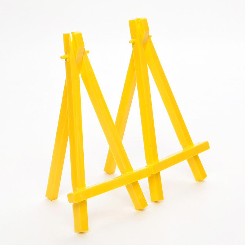 High Quality Mini desktop easel plastic children easel pine small easel miniature mobile phone display stand For Wholesale