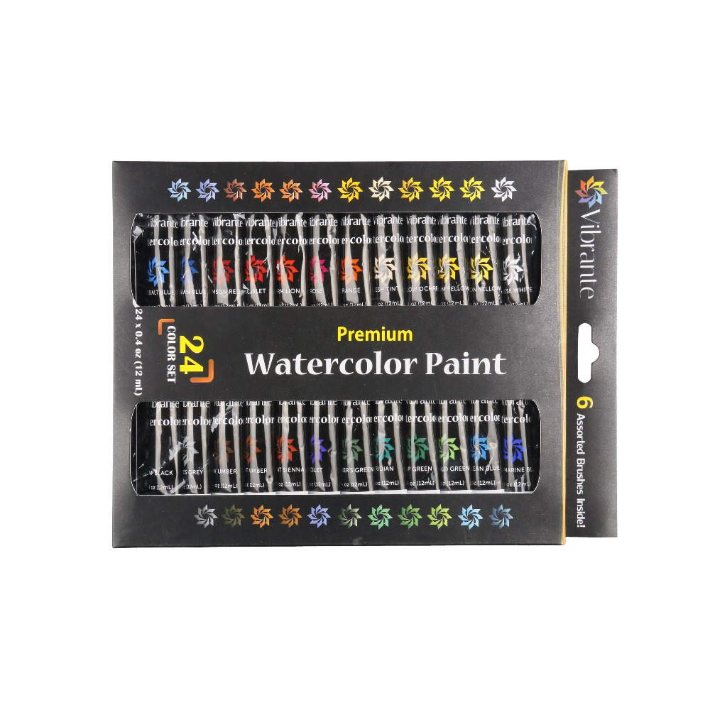 24 Colors Watercolor Paint set 12ml