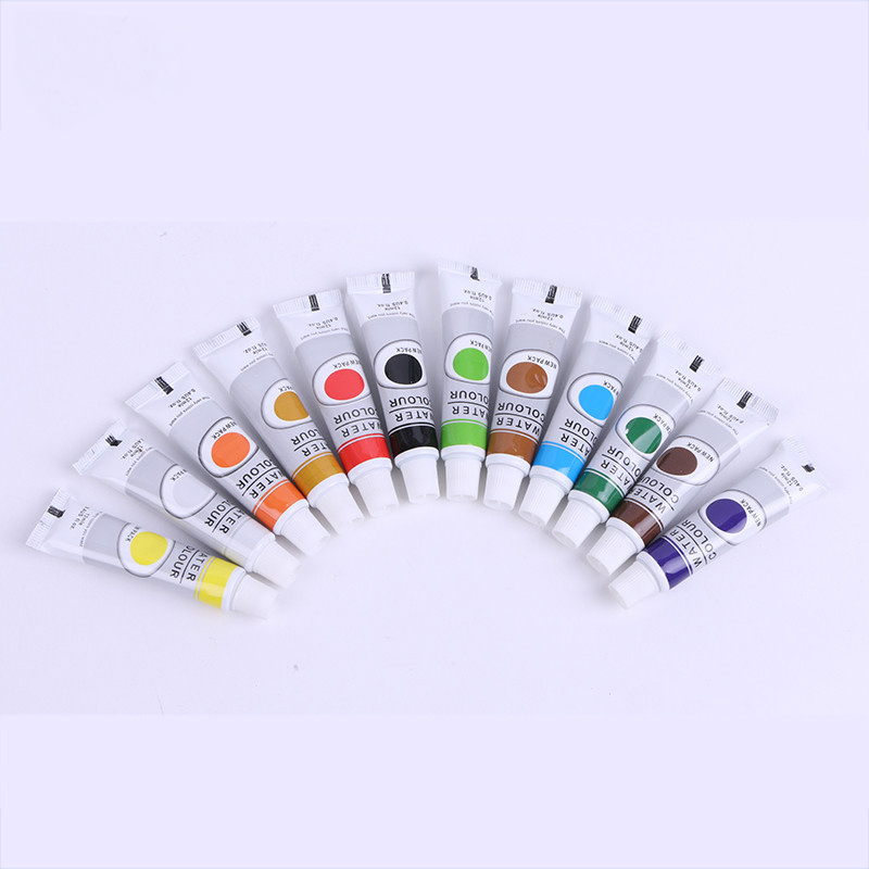 Non toxic And Vibrant Colors Acrylic Paint 12color 9/12ml Sets for Children
