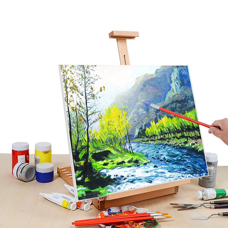 Factory Supplier Customized Tabletop Sketch Beech Easel Small Easel For Art Display