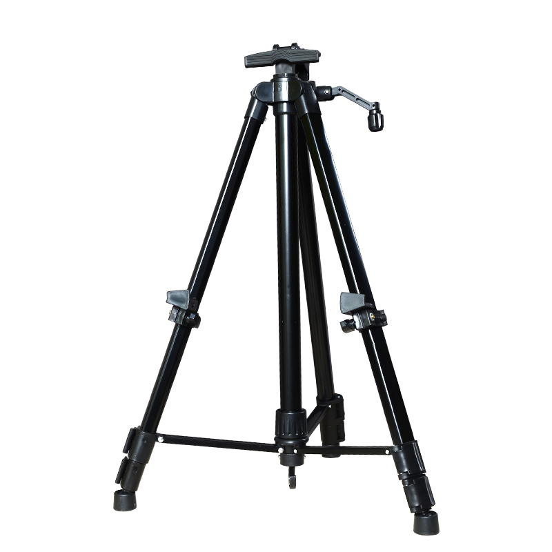 Black easel artist's painting display tripod folding aluminum easel