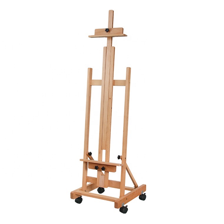 2022 hot sale high quality wooden art adjustable folding multifunctional Explosive models large easel stands