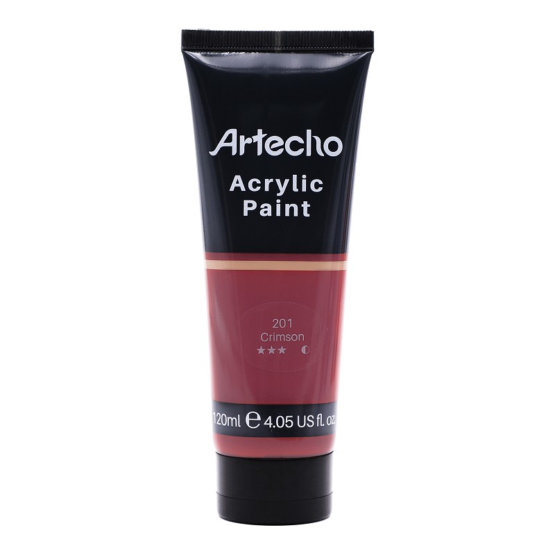 Acrylic Paint for Art Paint, Decorate, Crimson Red 4.05 Ounce/120ml Acrylic Paint Supplies for Wood, Fabric, Crafts