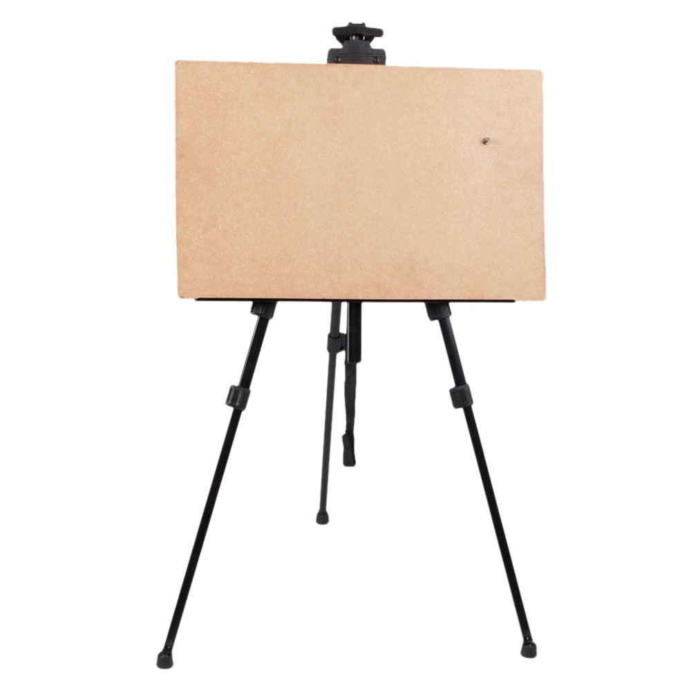 2022 Art Drawing Easel Display Frame Folding Black Iron Metal Easel For Artists Student