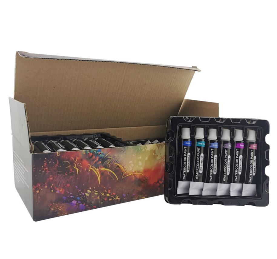 48 Premium Vibrant Colors Art Pigment Painting Kit, Free 3 Brushes, Great for Kids Adults Artists Professional Painting on Canva