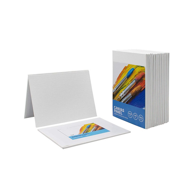 Professional Quality 5x7 Inch Mini Art Primed Canvas Panels