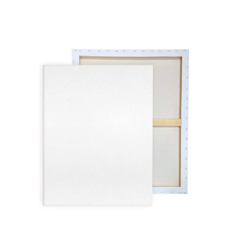 Professional Art 280 grams Stretch Canvas White Blank Artist Stretch Canvas for Painting, Acrylic Pouring, Oil Paint