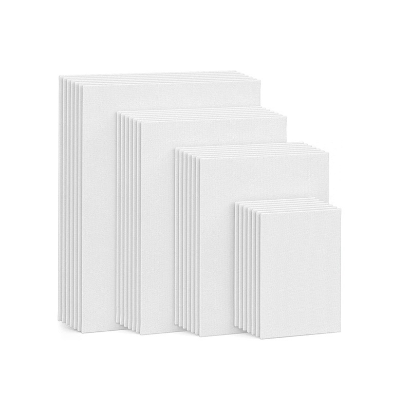 Multi Pack Primed White 100% Cotton Painting Canvas Panel For Painting