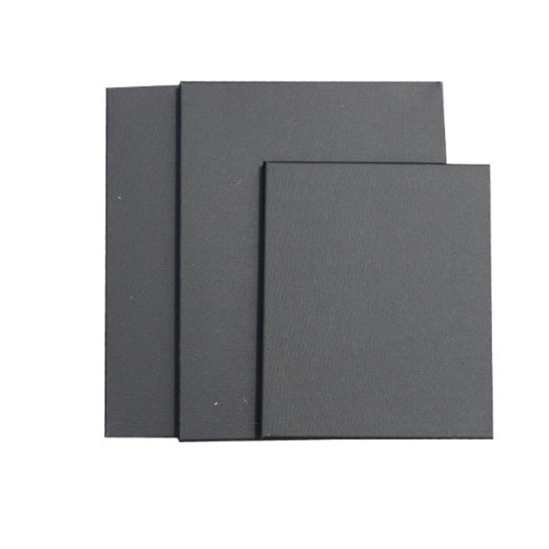 Professional Black Blank Black Stretch Canvas Art Black Stretch Canvas for Painting, Acrylic Pouring, Oil Paint
