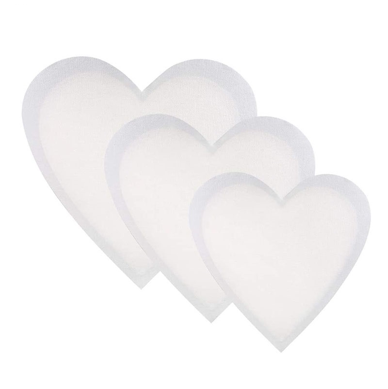 Art High Quality Blank Heart Shape Stretched Canvas For Kid Drawing