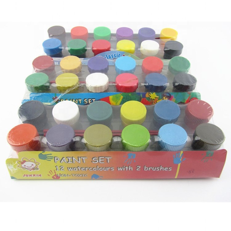 6/12colors 20ML Watercolor Paint Acrylic Paint Poster Paint for Wholesale