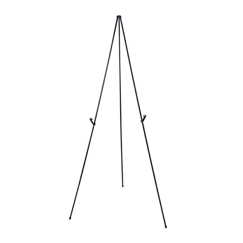 High Steel Easy Folding Display Easel Quick Set-Up Instantly Collapses Adjustable Height Display Holders Portable Tripod Stand