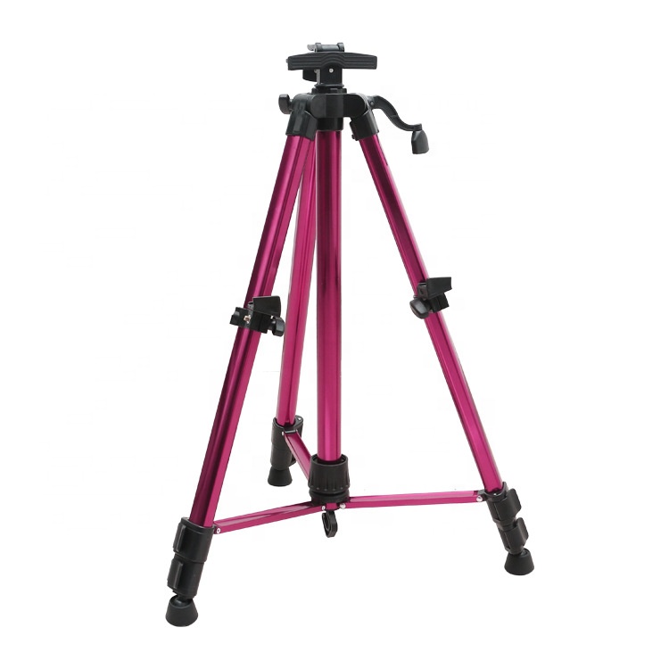 Adjustable Aluminum Metal Tripod Artist Easel Stand with Carry Bag for Painting Canvas for Table-Top/Floor Drawing & Displaying