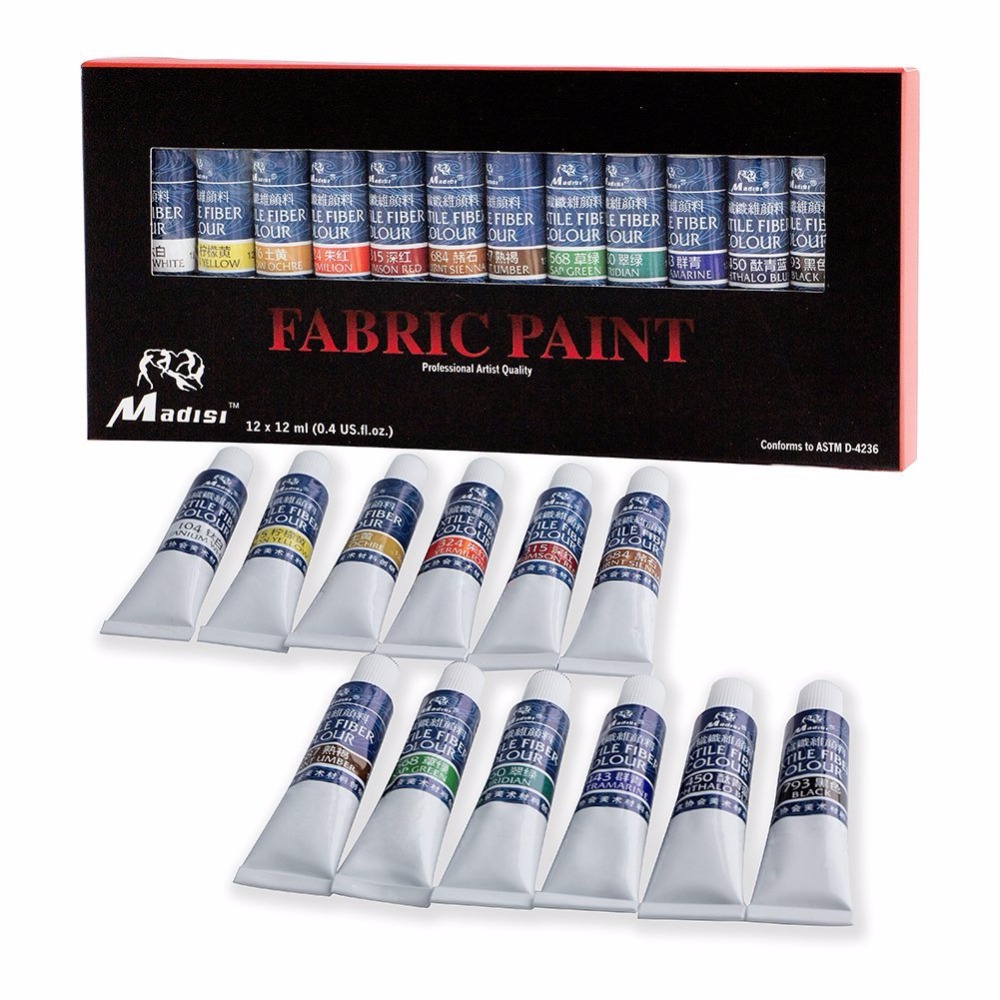 New Brand non-toxic wholesale Acrylic Fabric Paint set