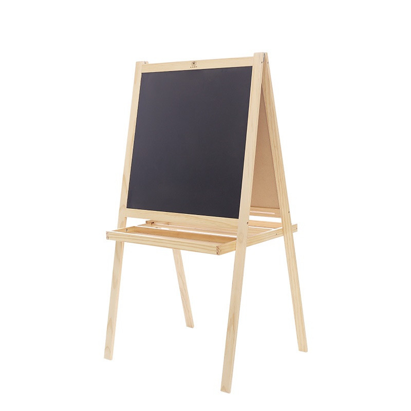 High quality wooden kids erasable drawing easel board