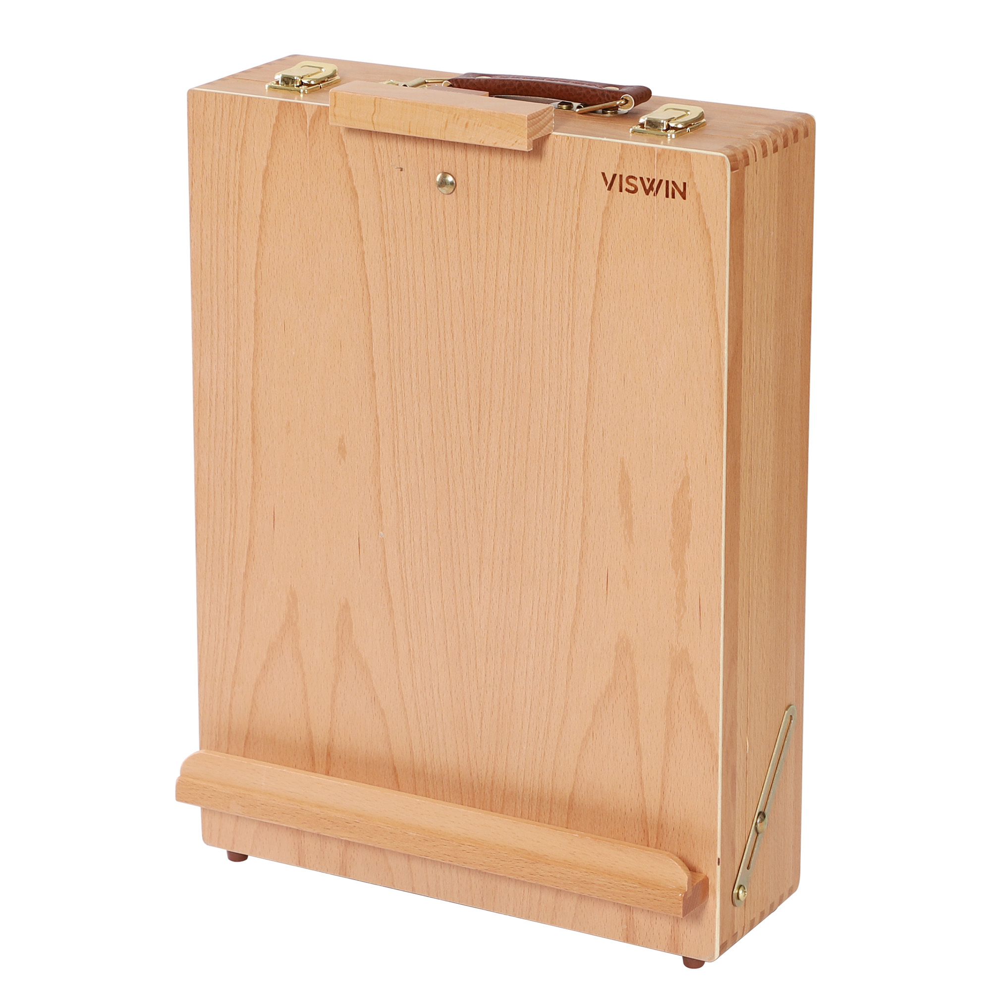 Wooden French Tripod Easel Portable Sketch Table Box Folding Durable Art Painter