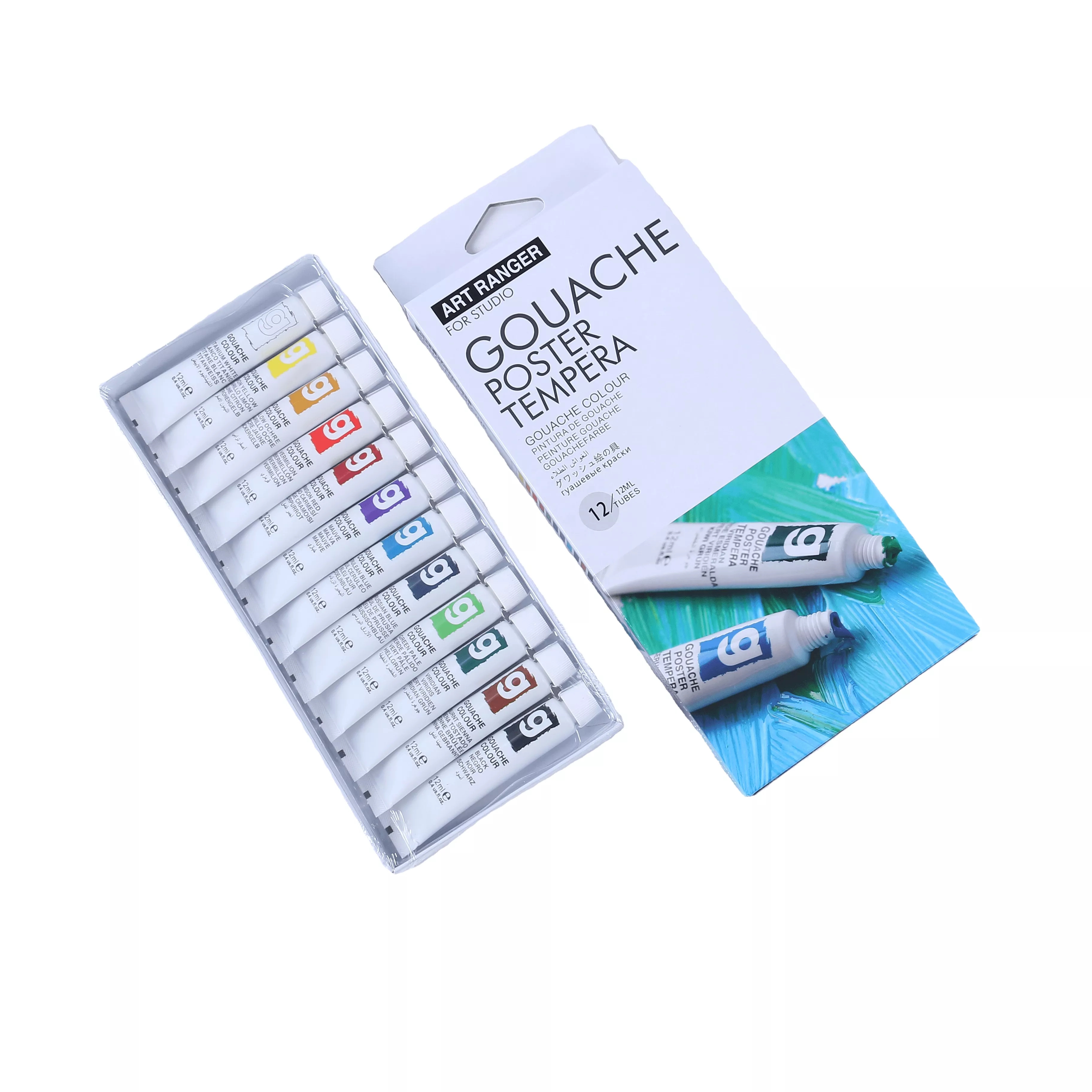 ART NATION Gouache paint 12colors*12ml set student level
