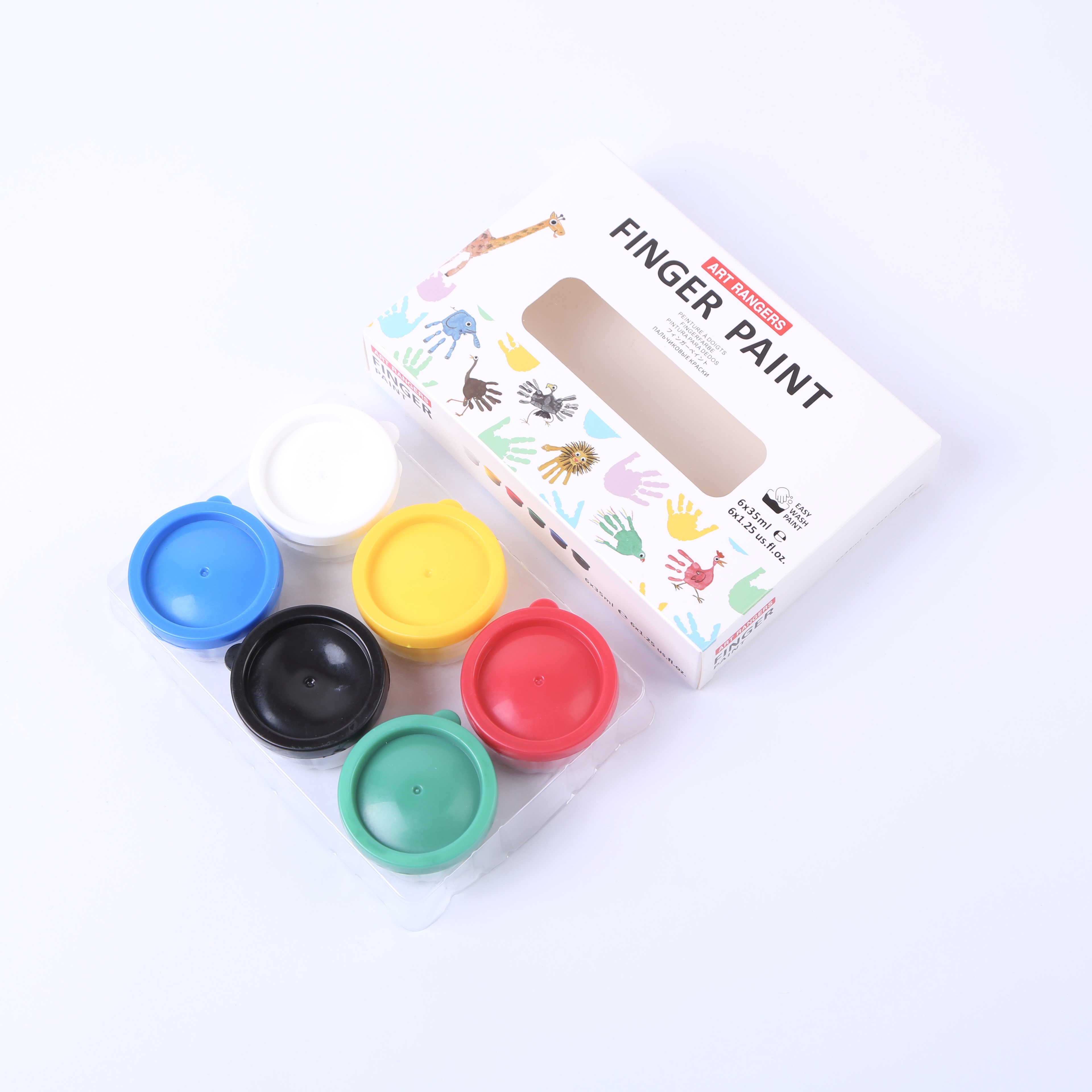 Creative kids painting set 100 % washable finger paint