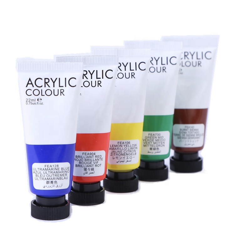 Art Rangers Acrylic Paint Kit 22 ml 12 Colours Free Samples Art Acrylic Colors Paint Set
