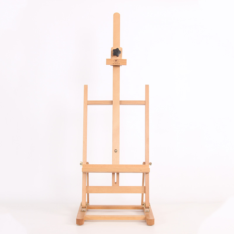 Factory Sale Table Studio Easel Big Beech Wood Painting Easel for Professional Artists Folding Wood Easel
