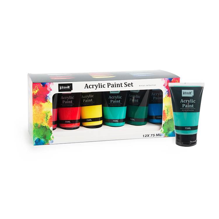 Acrylic Colour for Painting Wholesale Artist 75ml Acrylic Paint Art Colors Kit