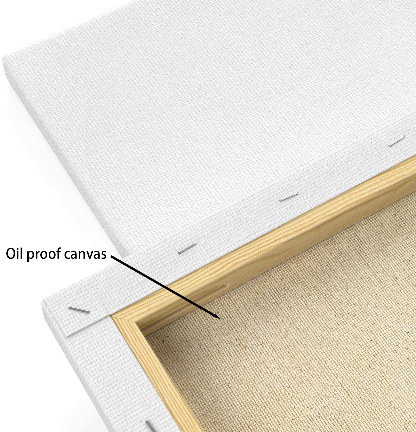 Hot-selling 10 Pcs 280g Cotton Painting Canvases 8x10 Inch Blank for Kids Acrylic Oil Watercolor Painting