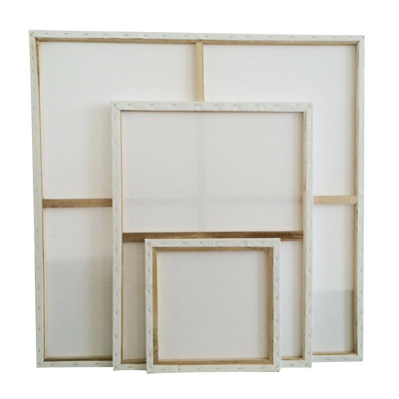 Blank Cotton Canvas Panel Custom Size Wood Painting Panels
