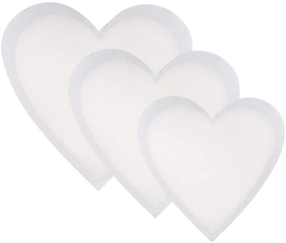 Wholesale Customized 280g Cotton Blank Heart Shaped Artist Stretched Canvas for Oil Acrylic Painting