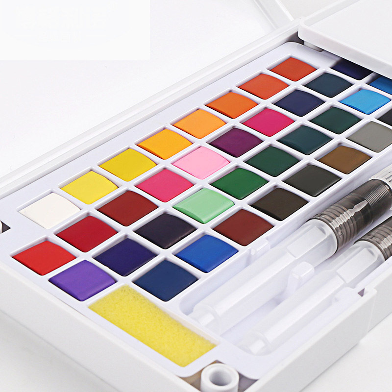 2021 Watercolor Paint Set 50 Premium watercolor paints Richly Pigmented Portable Painting Art Painting