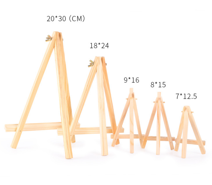 New product Wholesale Painting Artwork Display Wooden Easel Stand Tabletop Mini Easel