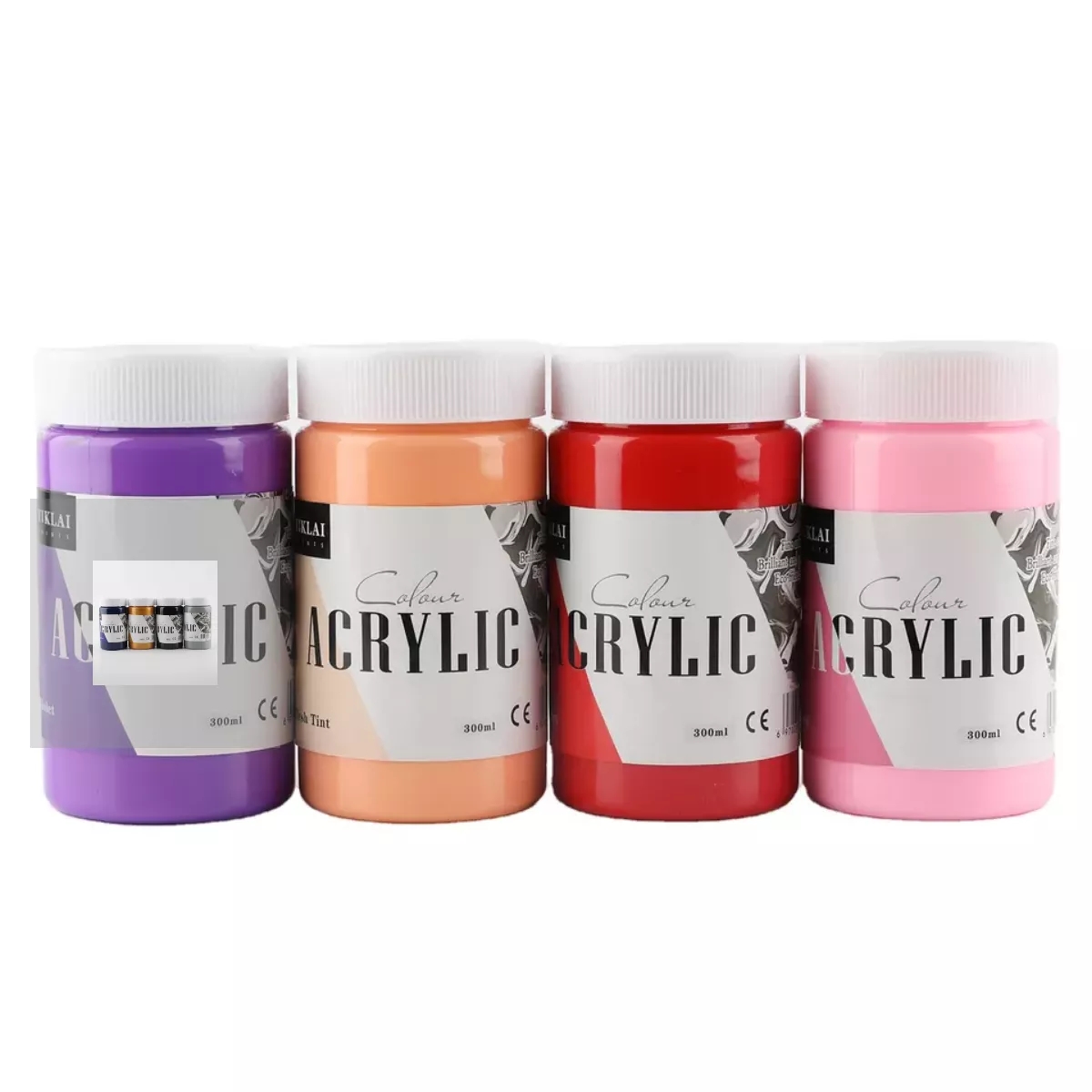 300ml painted acrylic paint for student's arts painting