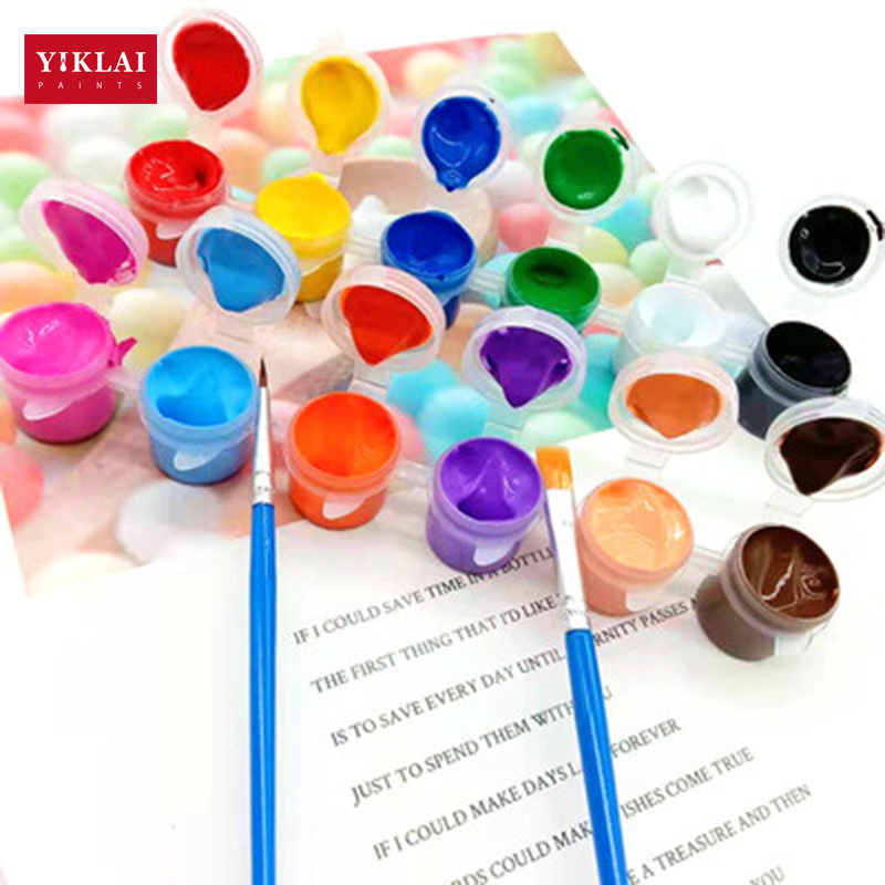 Children's drawing 5ml 12 color conjoined acrylic paint set