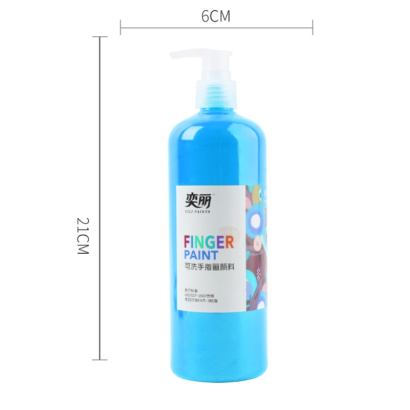 Super Big Funny Gouache Paint 500ml Finger Paint Non Toxic Hand Paint