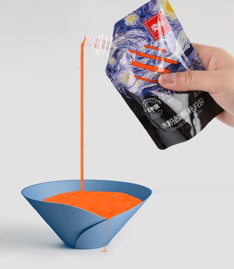 Jelly Bag Pocket Poster Color Painting And Fast Dry Poster Color
