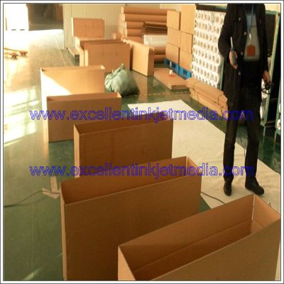 320gsm glossy aqueous pure cotton canvas natural backside