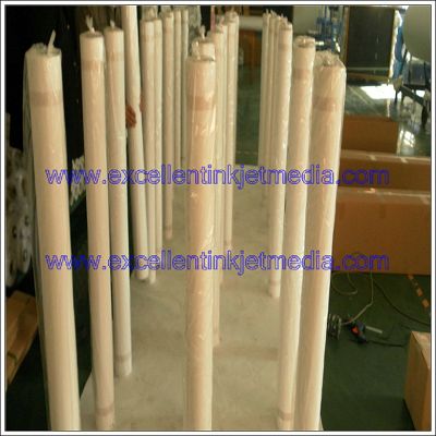 320gsm glossy aqueous pure cotton canvas natural backside