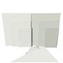 100%Cotton White Blank Stretched Canvas for painting and drawing