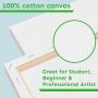 Stretched Canvas Primed White Blank Canvas