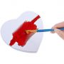 Heart-Shaped Artist Painting Canvas Panel Boards, Cotton Stretched Primed Blank Canvas Panels For Students Artist