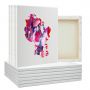 White Blank Square Canvas Wooden Frame Canvas Artist Stretched