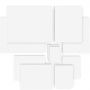 Paint Canvases for Painting Stretched Canvas 100% Cotton Primed Art Supplies for Acrylic Pouring and Oil Painting