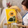 Stretched White Blank Canvas, 100% Cotton Artist Quality Acid Free Canvas 