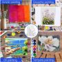 Stretched White Blank Canvas, 100% Cotton Artist Quality Acid Free Canvas 