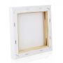 Stretched Canvas Cotton White Blank Canvas for Acrylic Craft Drawing Decor