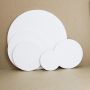 Oval Cotton Oil Painting Stretched Canvas