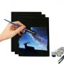 Black Oil Painting Canvas Stretched Canvas Home Decors Art Supplies For Painting