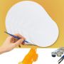 Oval Cotton Oil Painting Stretched Canvas